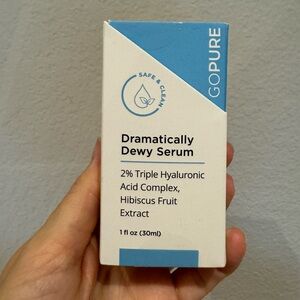 Go pure Dramatically dewy serum